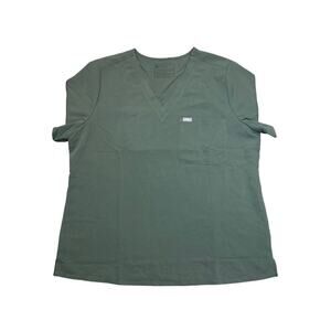 Figs Catarina One-Pocket Scrub Top MOSS XXL